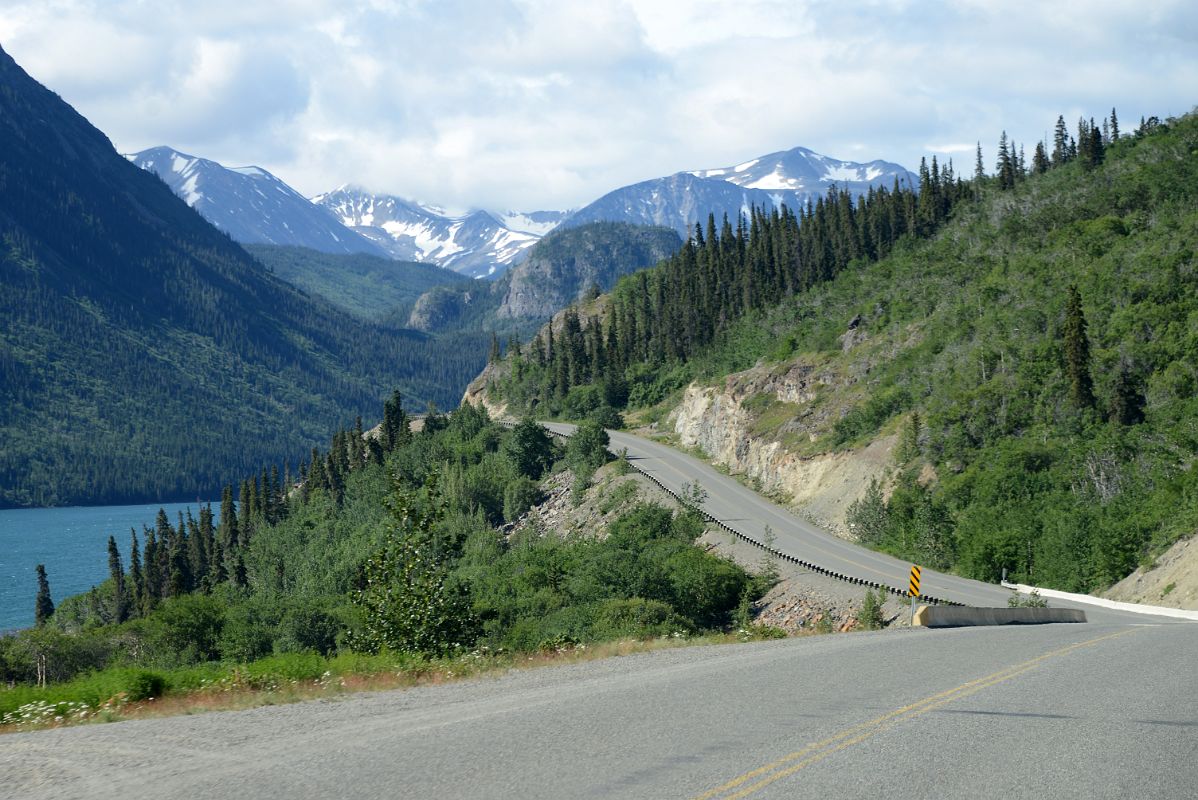 10d Driving By Tagish Lake On Bus Drive Between Carcross And Fraser Bc